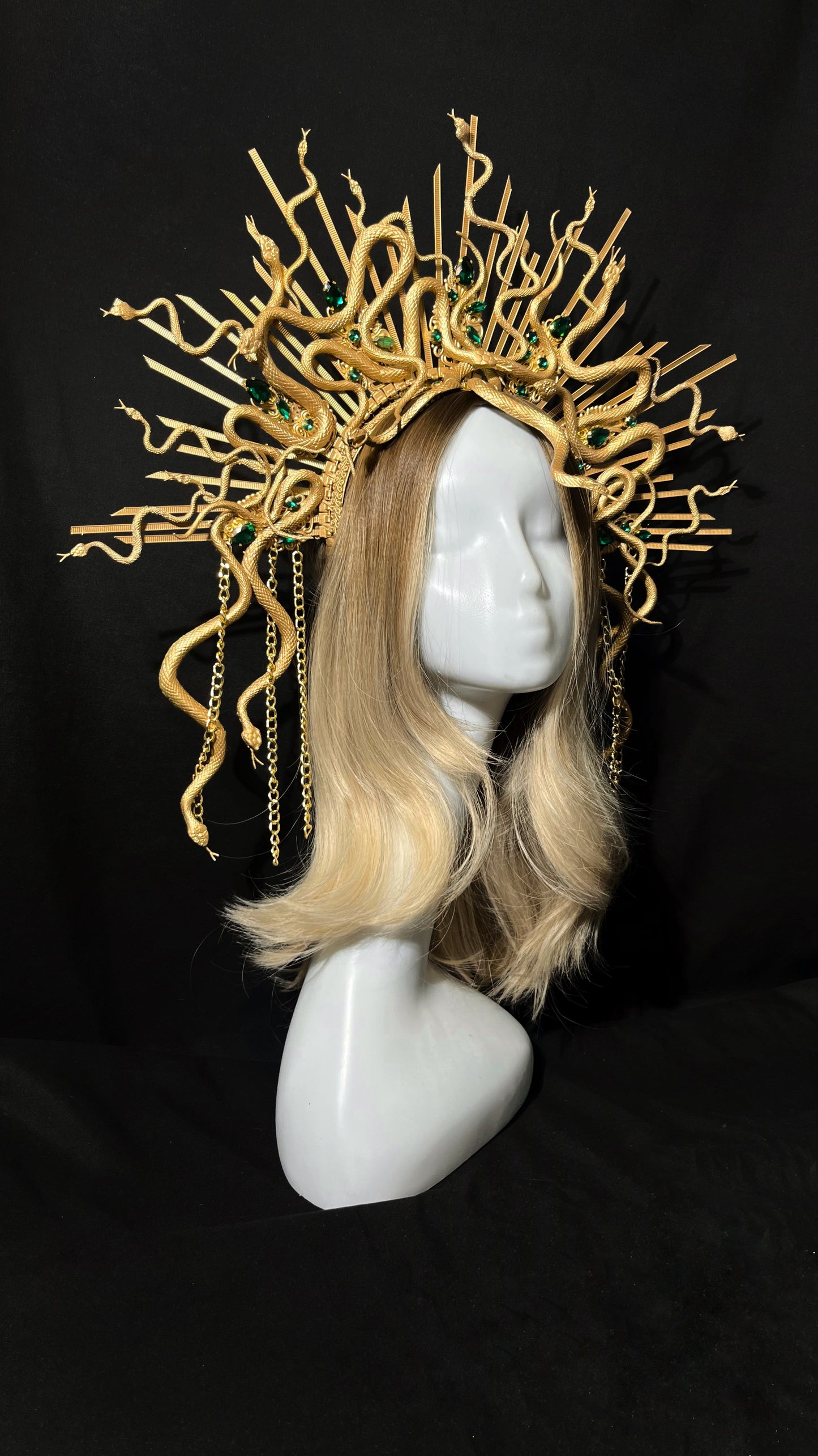 Medusa headpiece Snake crown