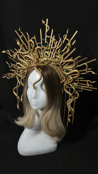 Medusa headpiece Snake crown