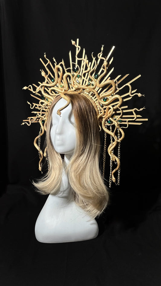 Medusa headpiece Snake crown