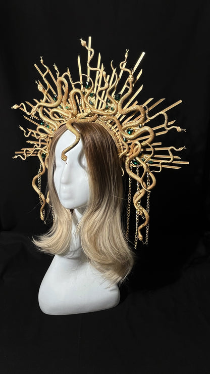 Medusa headpiece Snake crown