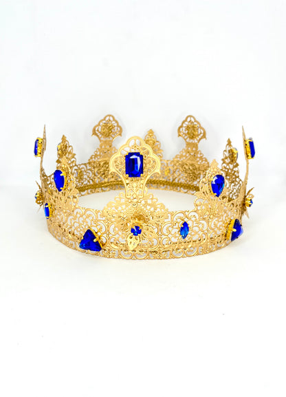 Custom made metal king crown royal crowns