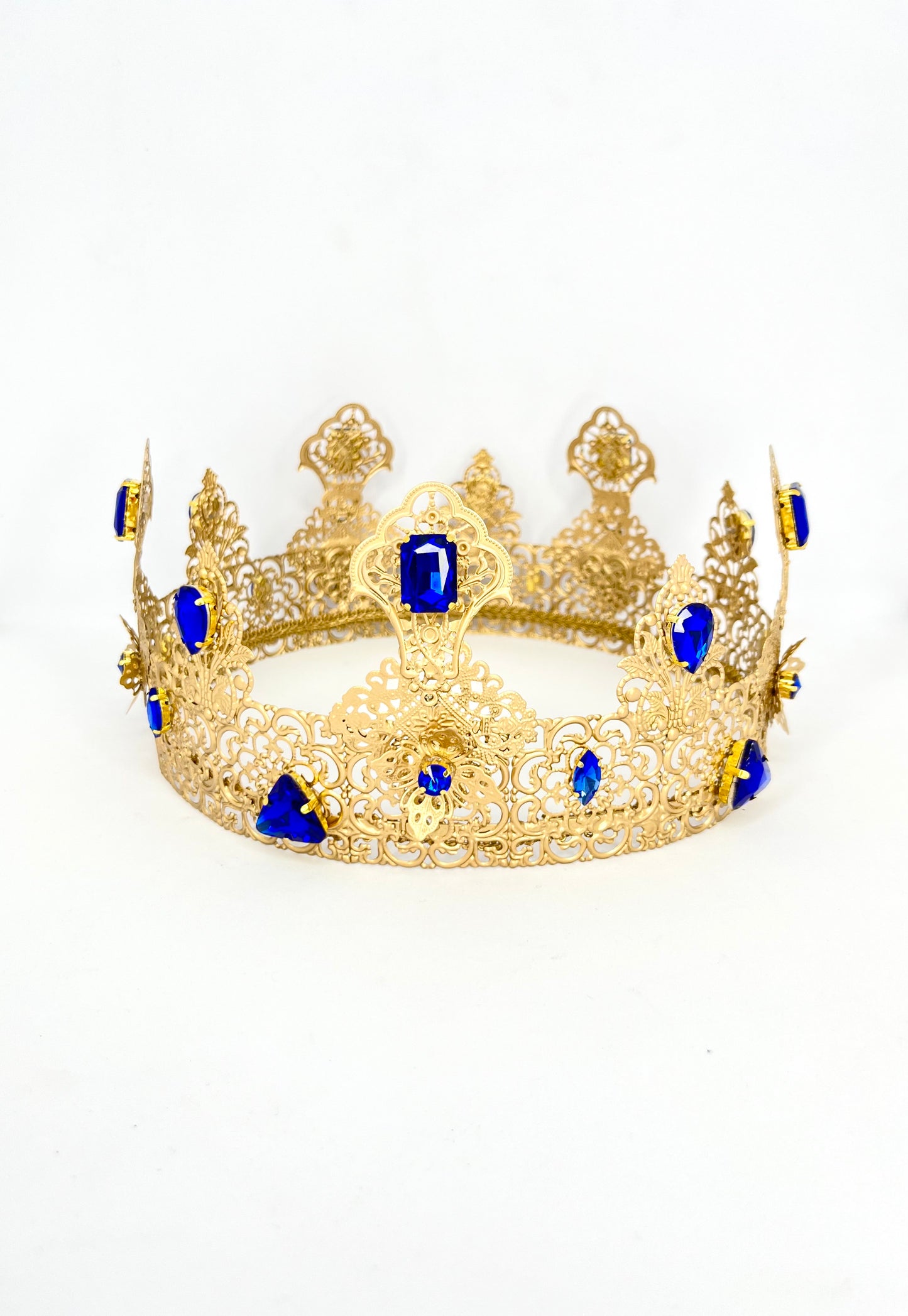 Custom made metal king crown royal crowns