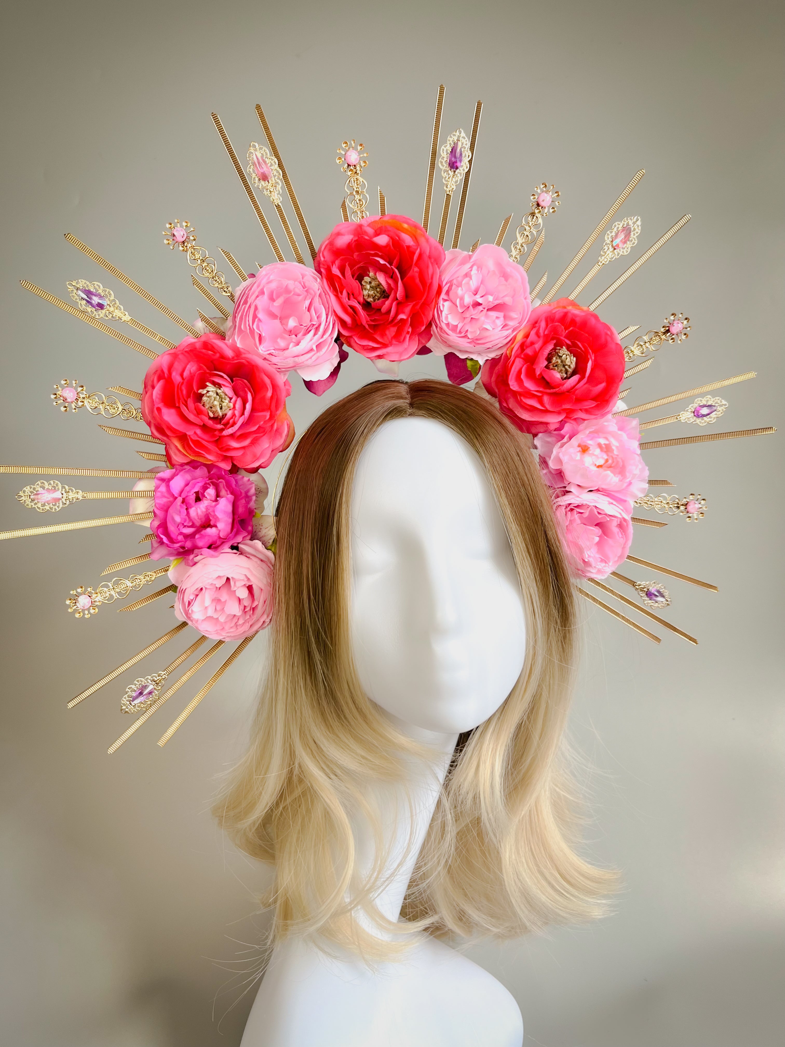 Flower halo best sale crown