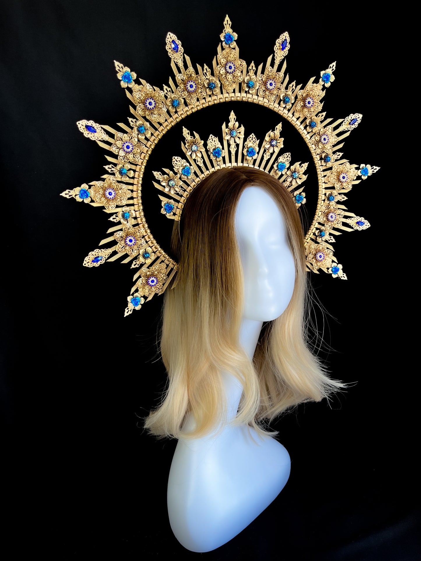 sun halo crown headpiece