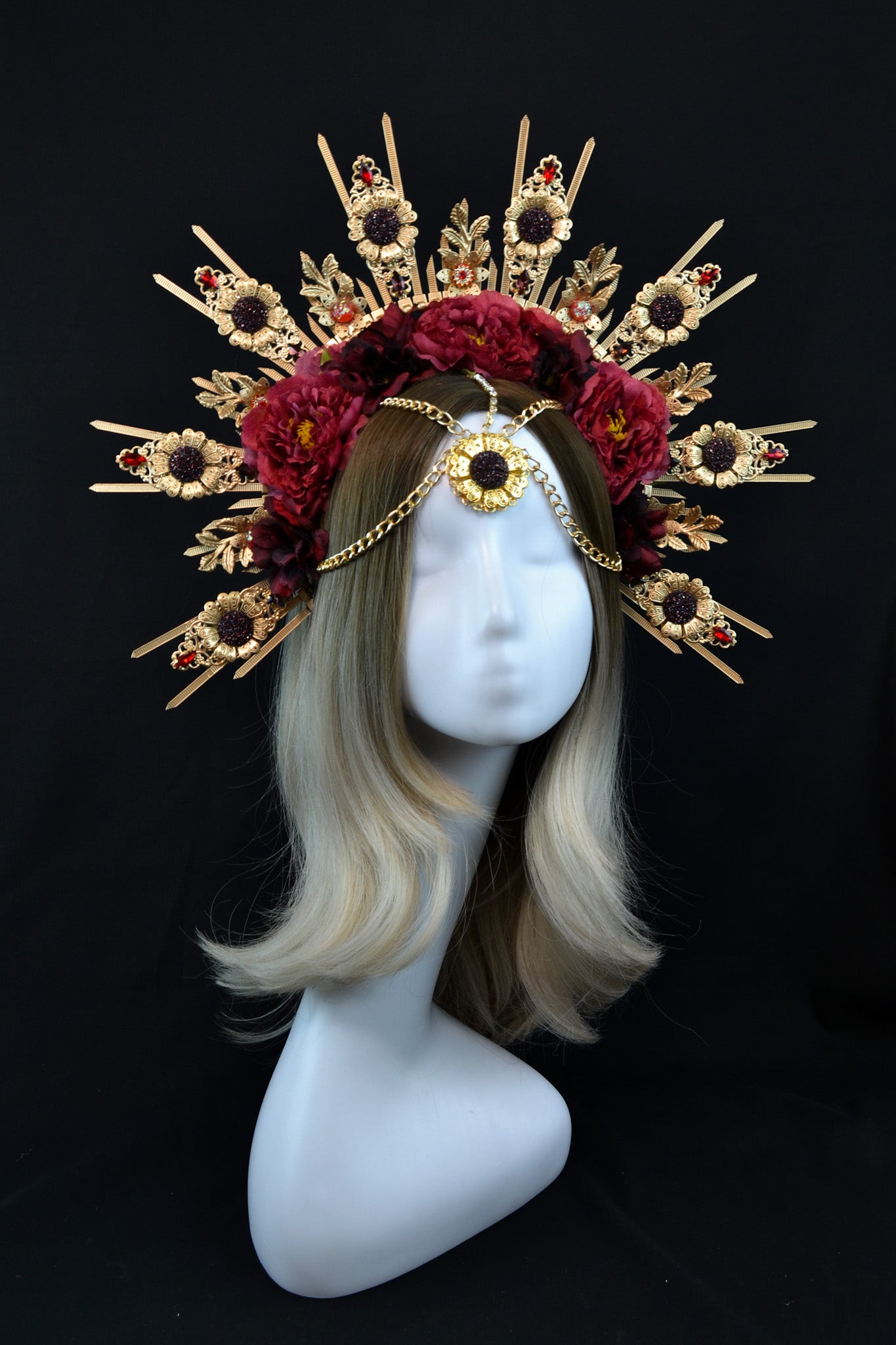 flower halo crown