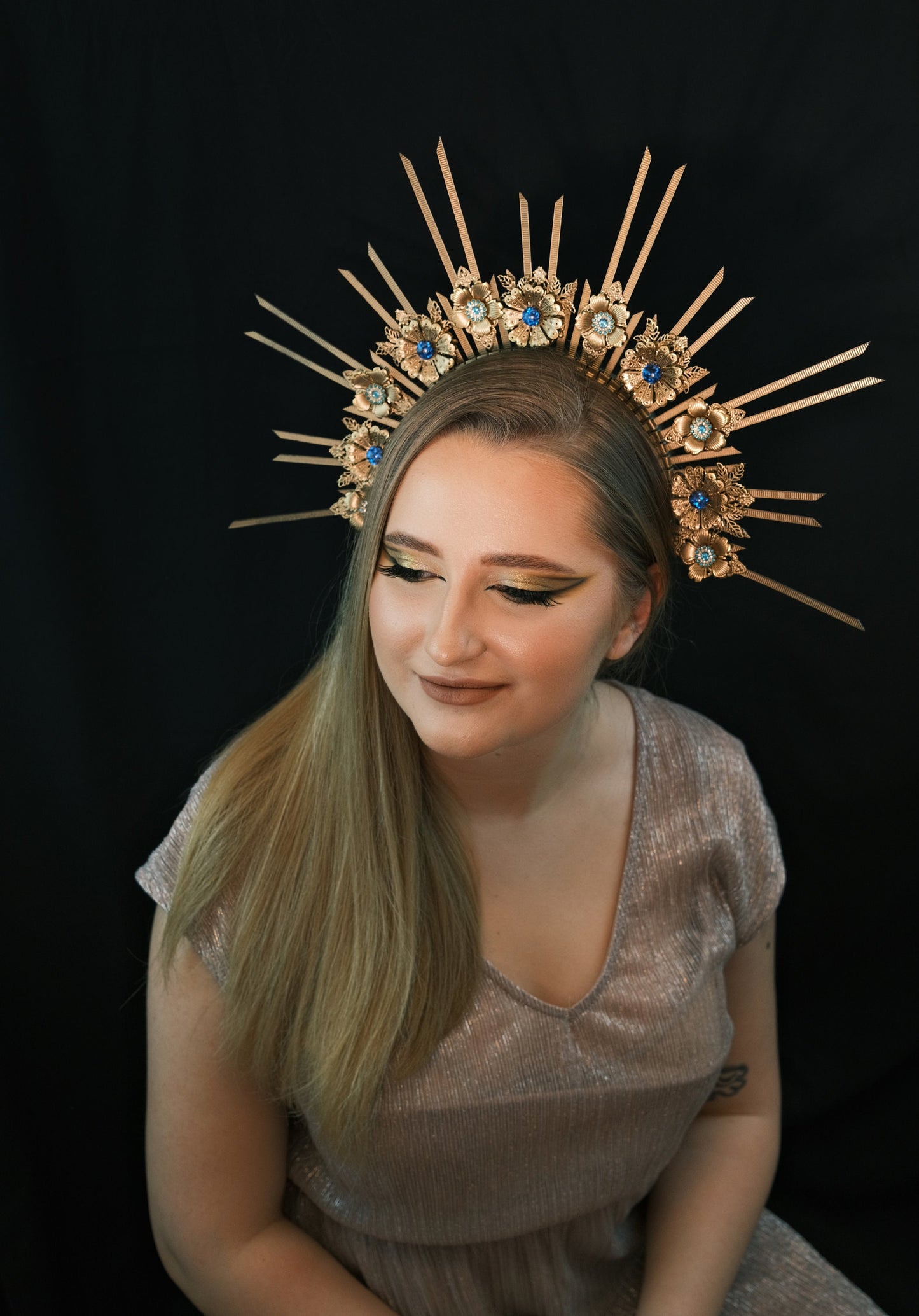 sun halo crown headpiece