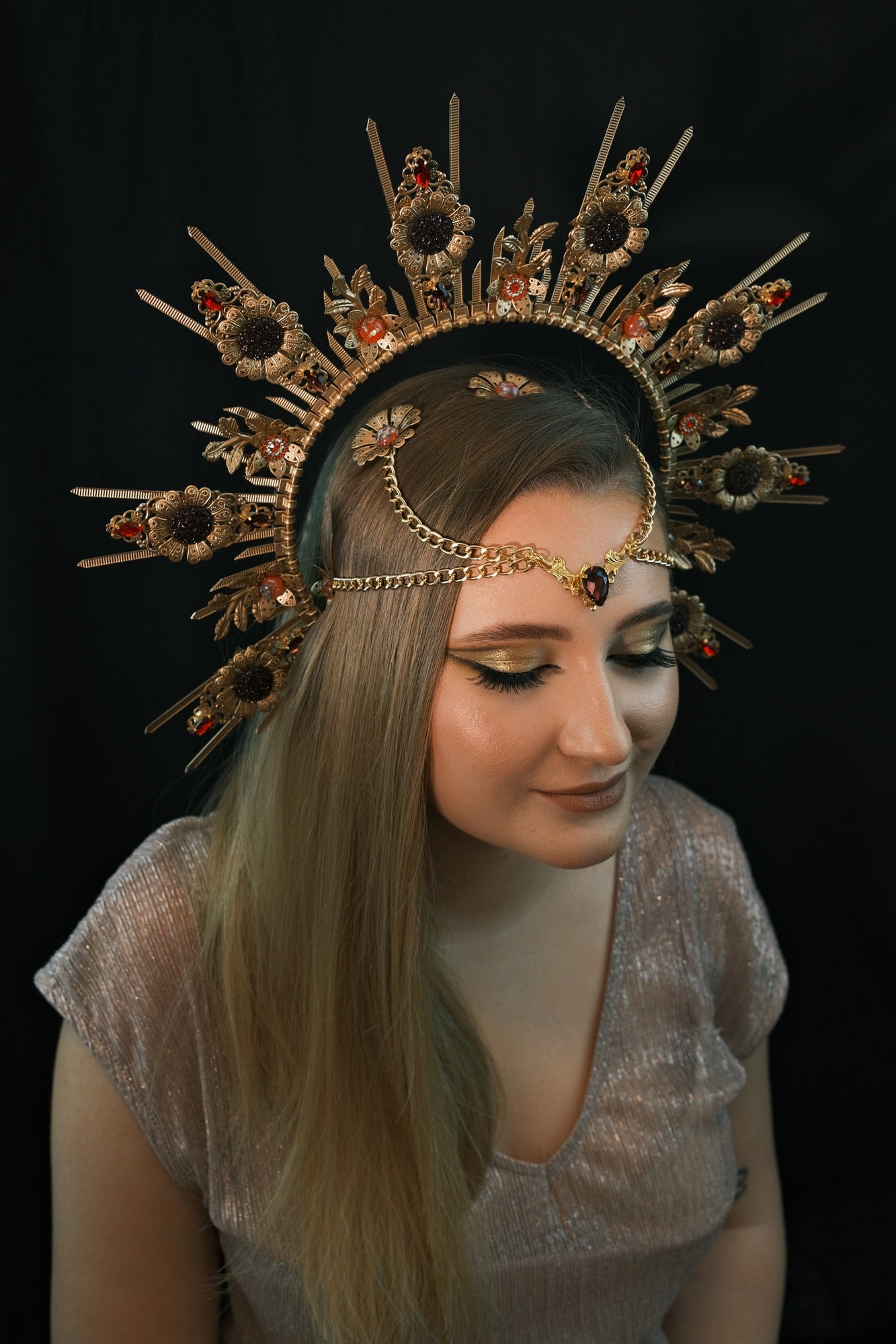 halo crown headpiece